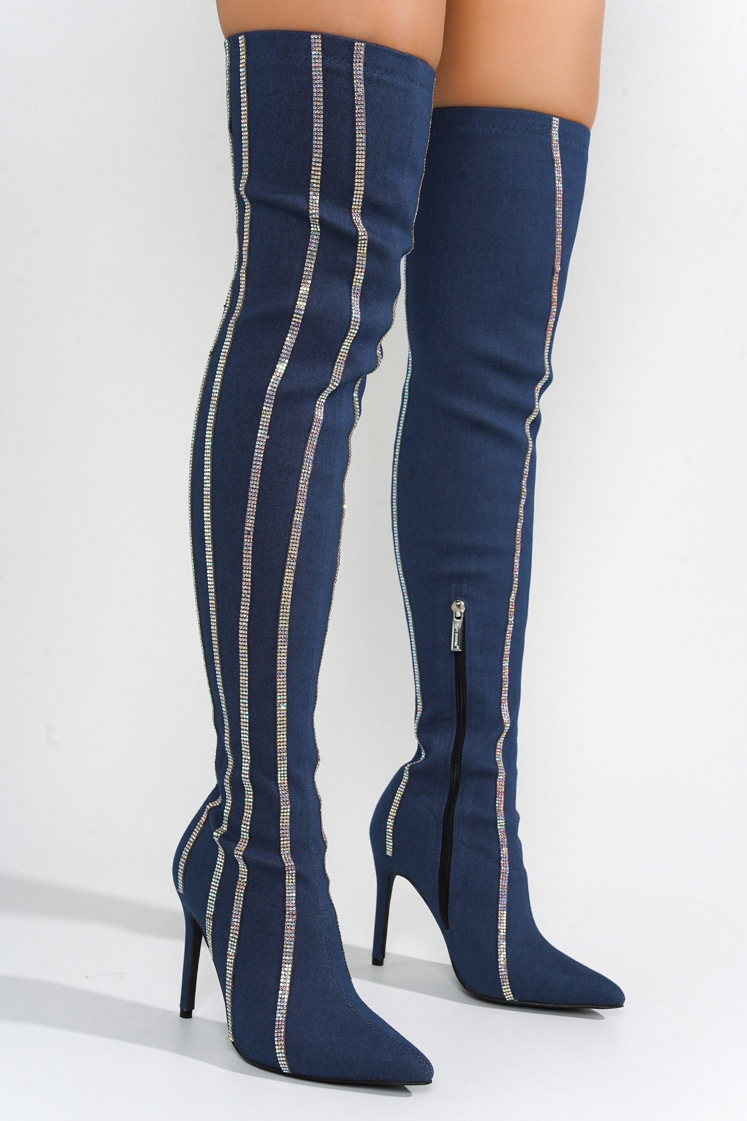 Wholesale Cape Robbin - HIDENIM LADIES BOOTS - BOOTS
