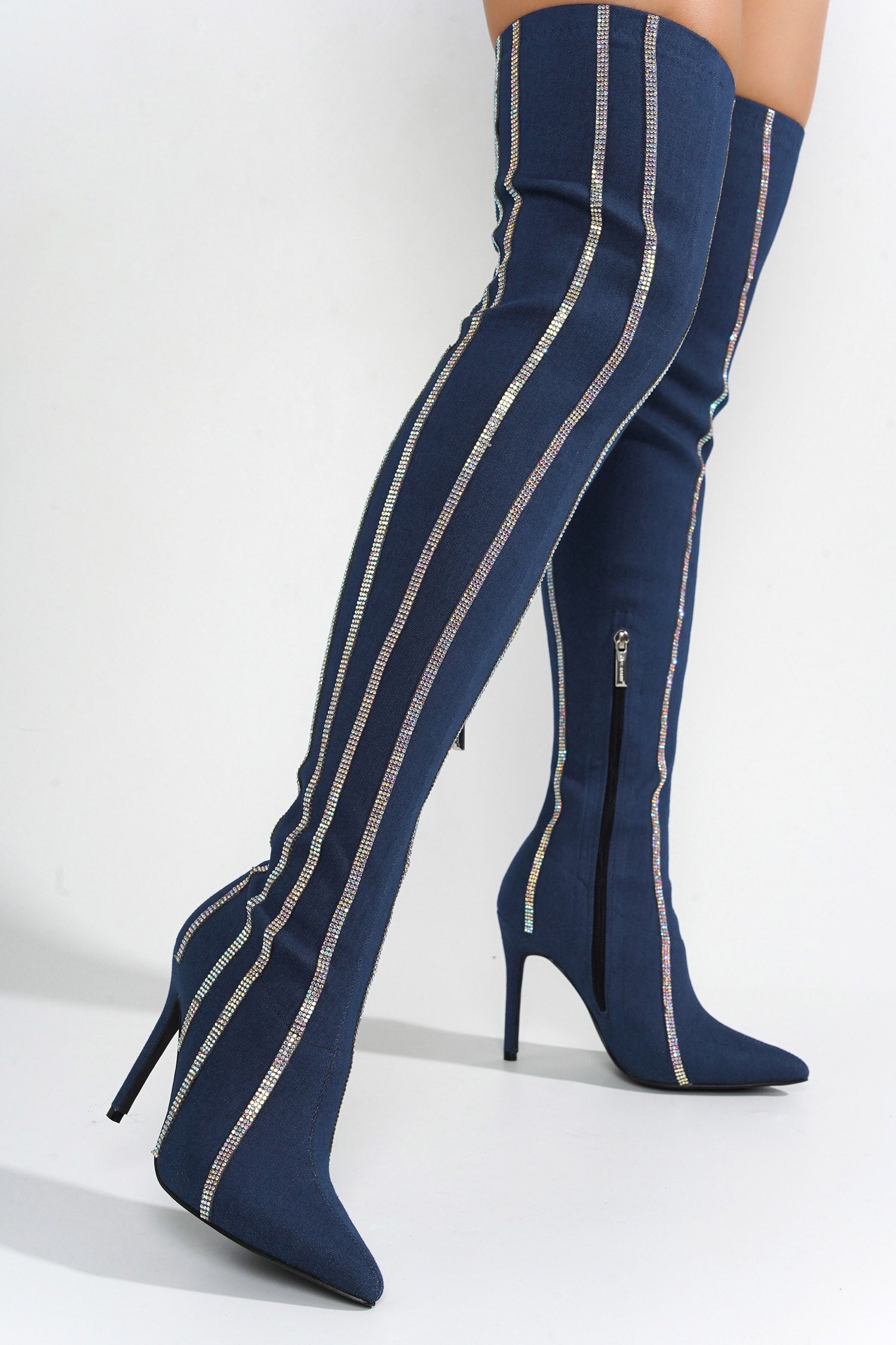 Wholesale Cape Robbin - HIDENIM LADIES BOOTS - BOOTS