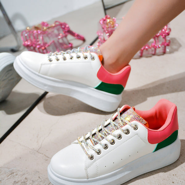 Rhinestone sock cheap sneakers wholesale